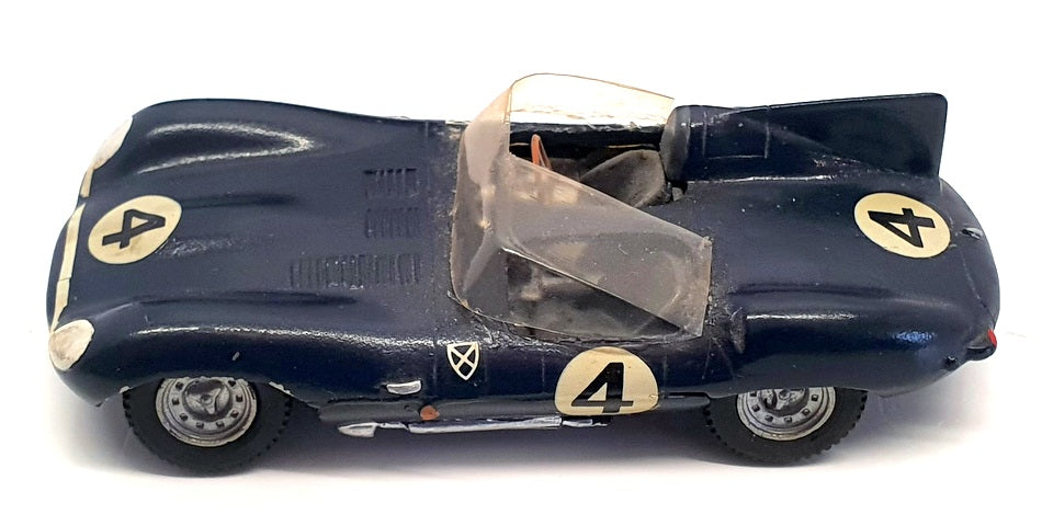 Unknown Brand 1/43 Scale 3621S - Jaguar Race Car - #4 Blue