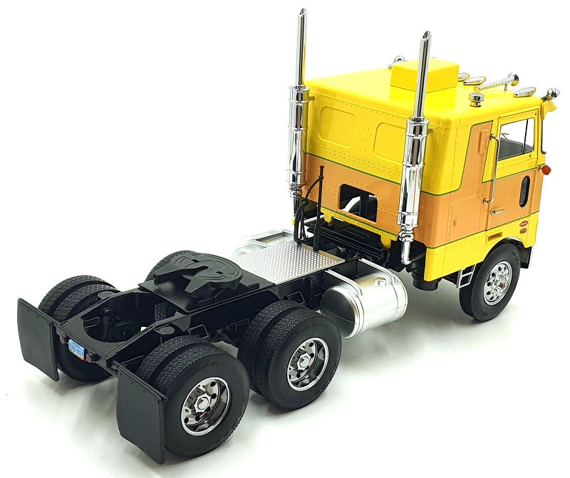 KK Scale Road Kings 1/18 Scale RK180152 - Peterbilt 352 Pacemaker Yellow/Brown