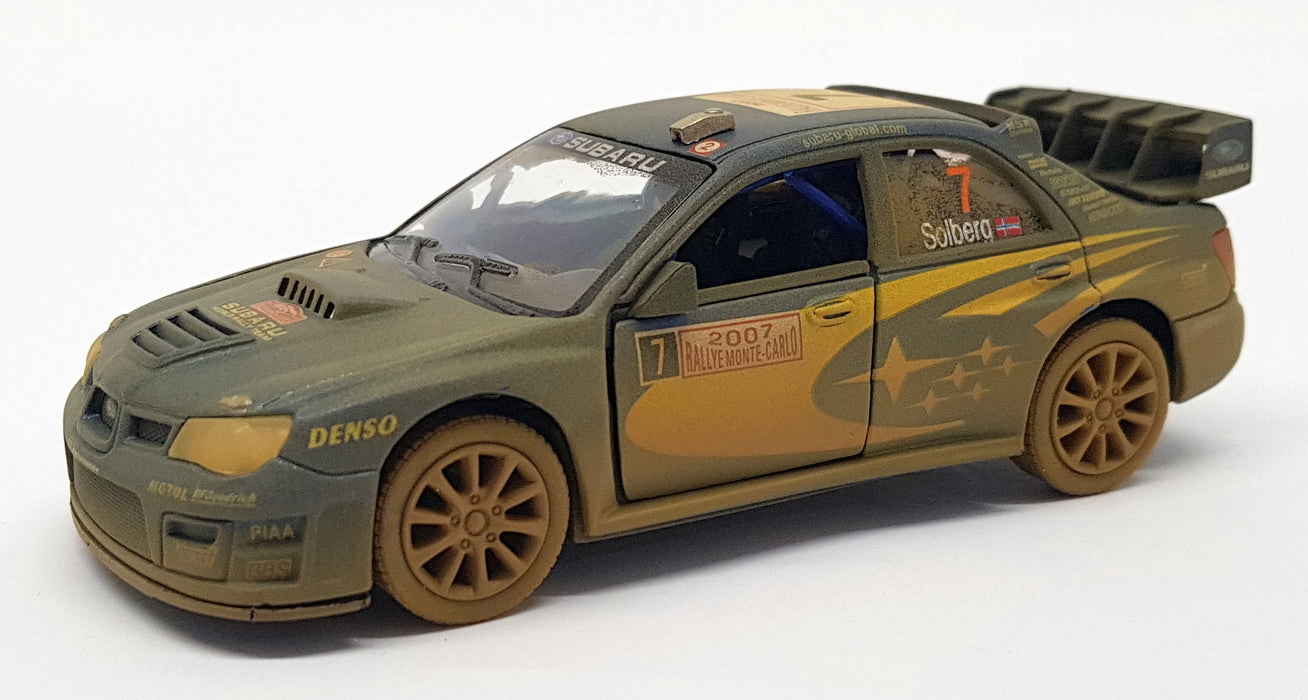 Subaru Impreza WRC 2007 Muddy - Kinsmart Pull Back & Go Metal Model Car