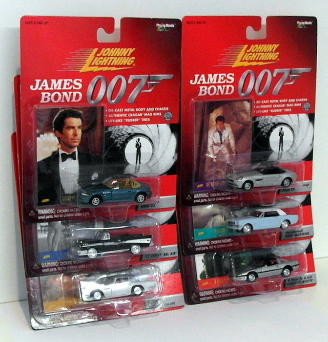 Johnny Lightning 1/64 Scale 261-02 - James Bond 007 Set Of 6 Models