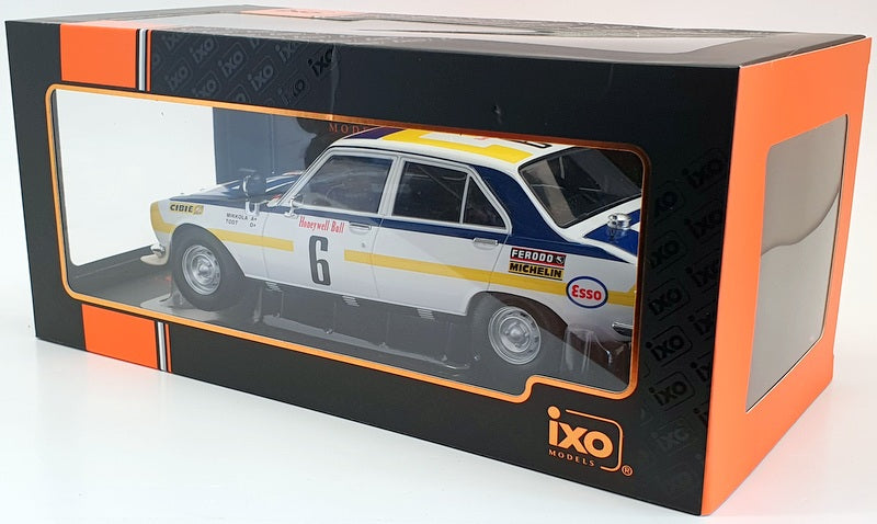 IXO 1/18 Scale Model Car 18RMC044A - 1975 Peugeot 504 #6 Rally du Maroc