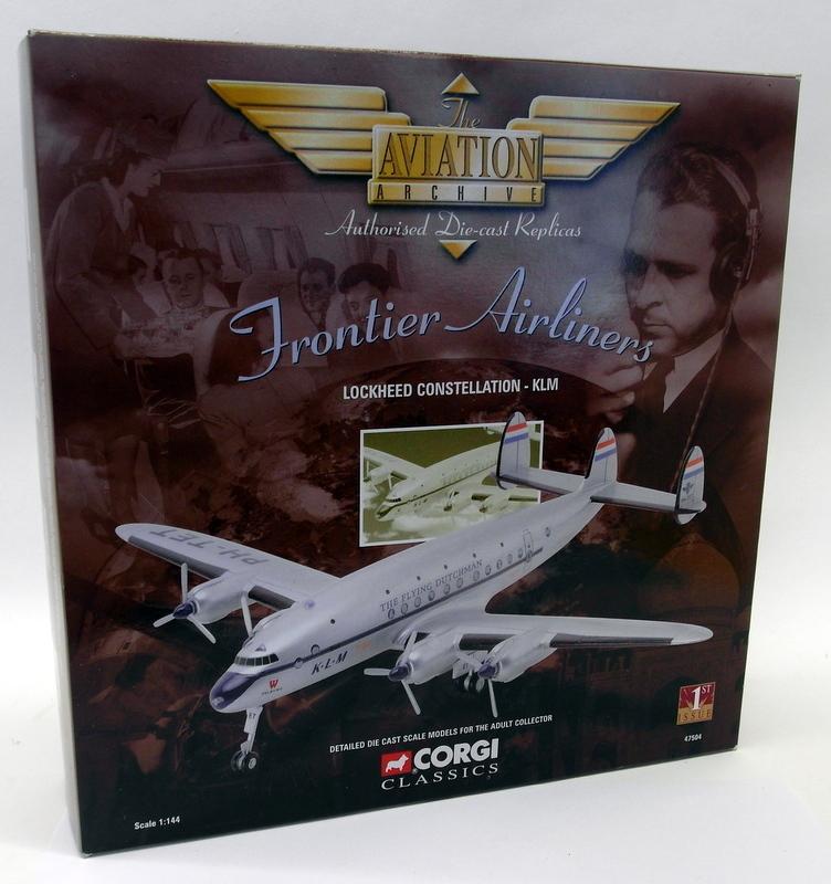 Corgi 1/144 Scale Diecast 47504 Lockheed Constellation - KLM Model plane