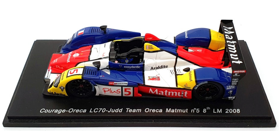 Spark 1/43 Scale S1426 Courage Oreca LC70-Judd Team Matmut #5 8th Le Mans 2008