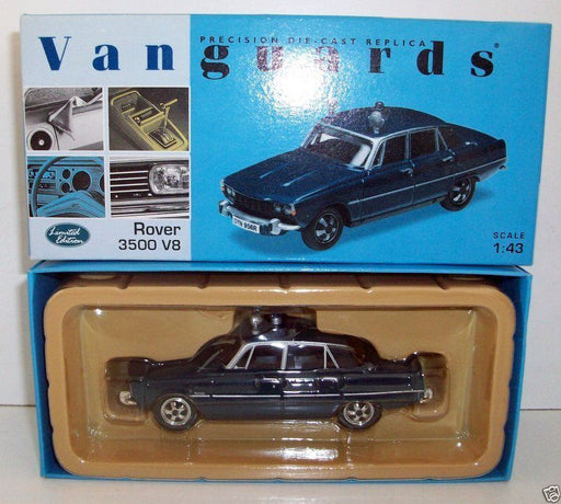 VANGUARDS 1/43 VA06501 METROPOLITAN POLICE ROVER 3500 V8