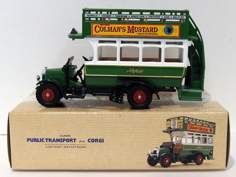Corgi 1/50 Scale Diecast 96992 - Thornycroft Bus - Norfolk