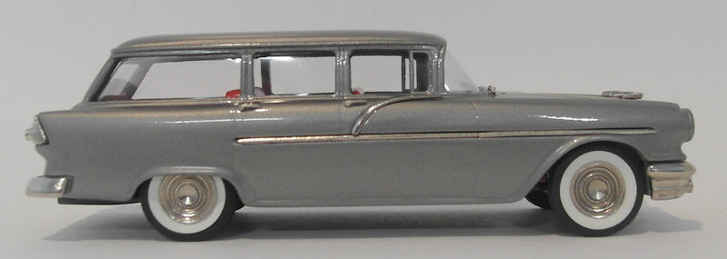 Brooklin 1/43 Scale BRK151 - 1956 Pontiac Chieftain 860 4Dr Station Wagon Gray