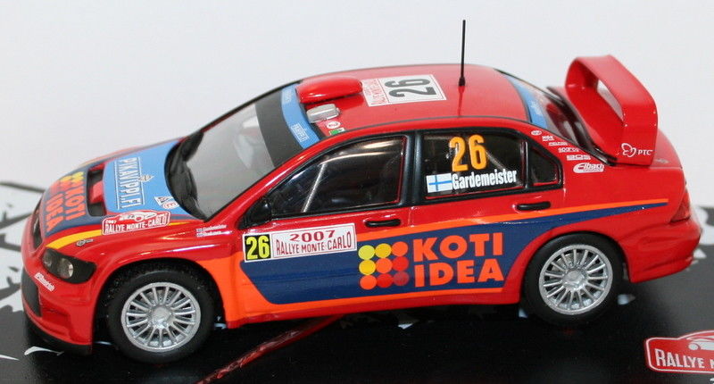 Altaya 1/43 Scale - Mitsubishi Lancer WRC Monte Carlo 07 Gardemeister / Honkanen