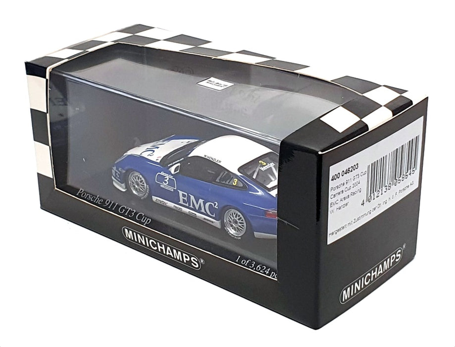 Minichamps 1/43 Scale 400 046203 - Porsche 911 GT3 Cup #3 Carrera Cup 2004
