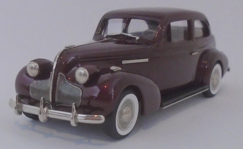 Brooklin Models 1/43 Scale BC017 1939 Buick Century 2-Door Sedan M-68 Maroon