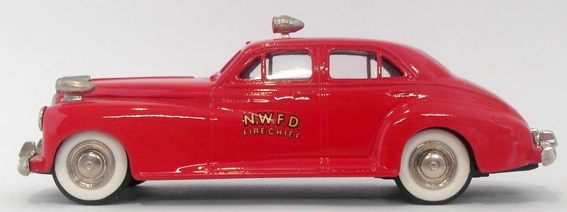 Brooklin 1/43 Scale BRK18 005  - 1941 Packard Clipper Fire Chief PCTS 1 Of 750