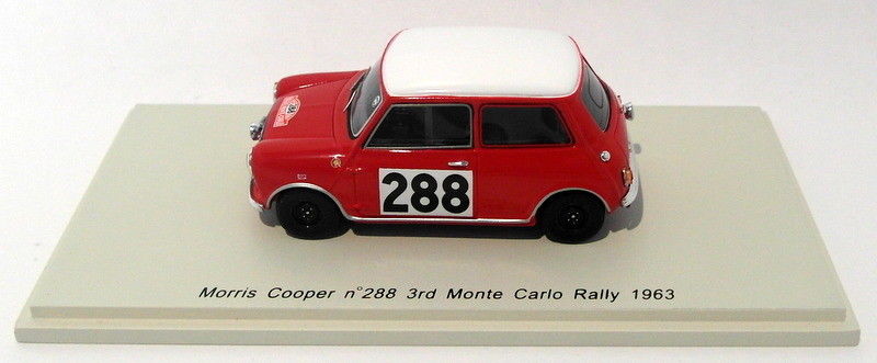Spark Models 1/43 Scale Resin S1187 - Morris Cooper #288 3rd Monte Carlo 1963