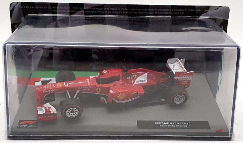 Altaya 1/43 Scale Model Car 1101IR11 - Ferrari F138 2013 Fernando Alonso