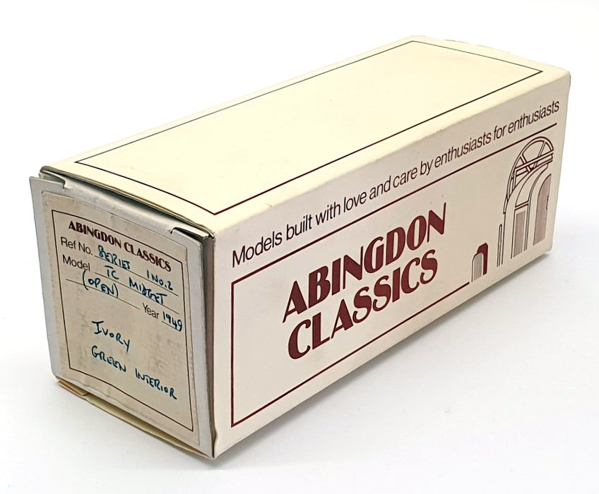 Abingdon Classics 1/43 Scale S1 No2 - 1949 MG TC Midget - Ivory