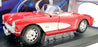 Maisto 1/18 Scale Diecast 318000 1957 Chevrolet Corvette - Red/Cream