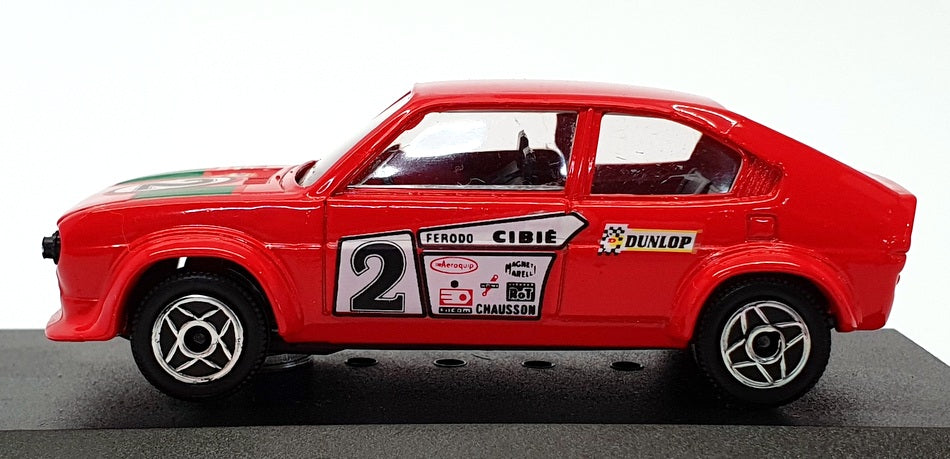 Solido 1/43 Scale 1310 - 1974 Alfa Romeo Sud Trofeo Rally - #2 Red