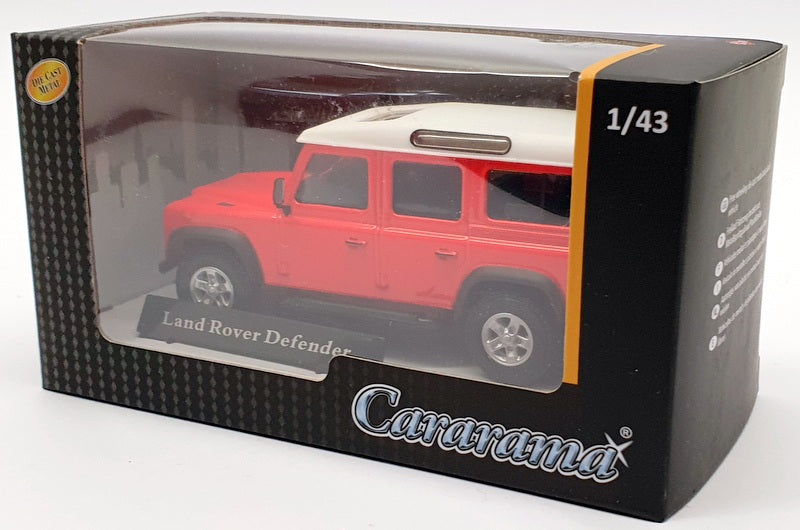 Cararama 1/43 Model Car Scale 453260 - Land Rover Defender - Masal Red