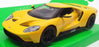 Welly 1/24 Scale Model Car 24082W - 2017 Ford GT - Yellow