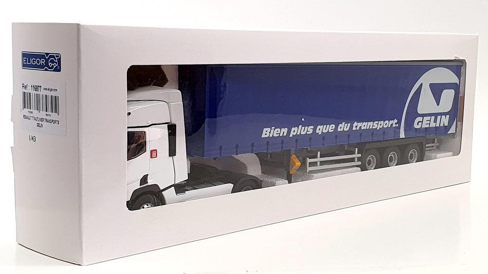Eligor 1/43 Scale 116877 - Renault T Tautliner Transports Truck - Gelin