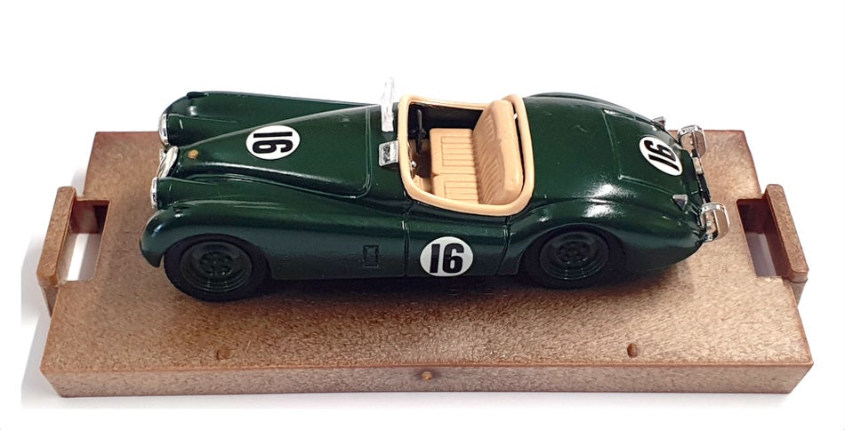 Brumm 1/43 Scale R104 - 1948 Jaguar 3.5L Race Car #16 - Green