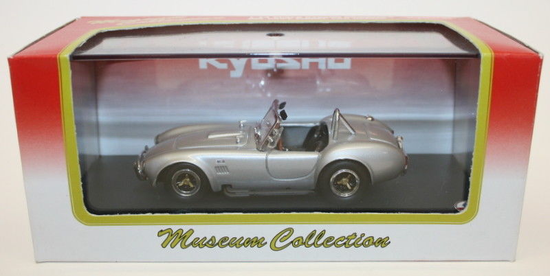 Kyosho 1/43 Scale Diecast Metal Model 03011S - Shelby Cobra427 S/C Silver