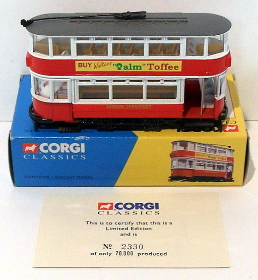 Corgi 1/76 Scale Diecast 36701 - Fully Closed Tram - London