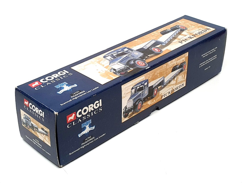 Corgi 1/50 Scale 16702 - Scammell Highwayman Low Loader - Pickfords