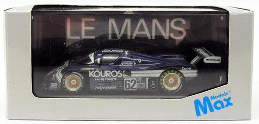 Max Models 1/43 Scale Model Car 1008 - Sauber Mercedes C9 - #62 Kouros LM 1987