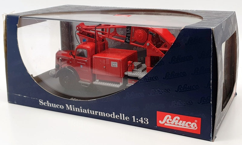Schuco 1/43 Scale Model Truck 03101 - Mercedes Benz  L6600 - Red