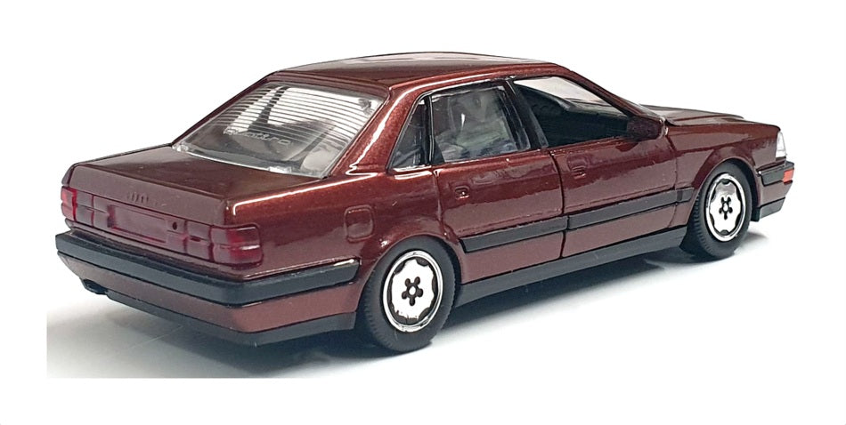 Schabak 1/43 Scale Diecast 1024 - Audi V8 - Burgundy