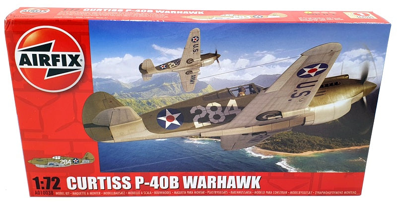 Airfix 1/72 Scale Aircraft Kit A01003B - Curtiss P-40B Warhawk - U.S Army