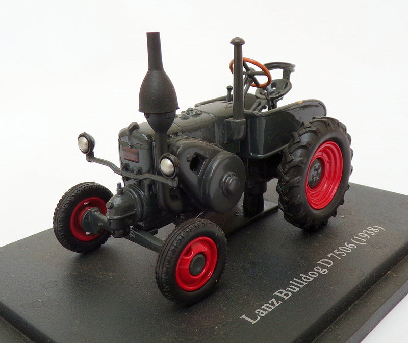 Hachette 1/43 Scale Model Tractor HT118 - 1938 Lanz Bulldog D 7506 - Grey