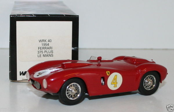 WESTERN MODELS 1/43 WRK40 - 1954 FERRARI 375 PLUS LE MANS #4