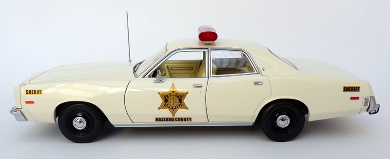Greenlight 1/18 Scale 19055 - 1977 Plymouth Fury - Hazzard County Police