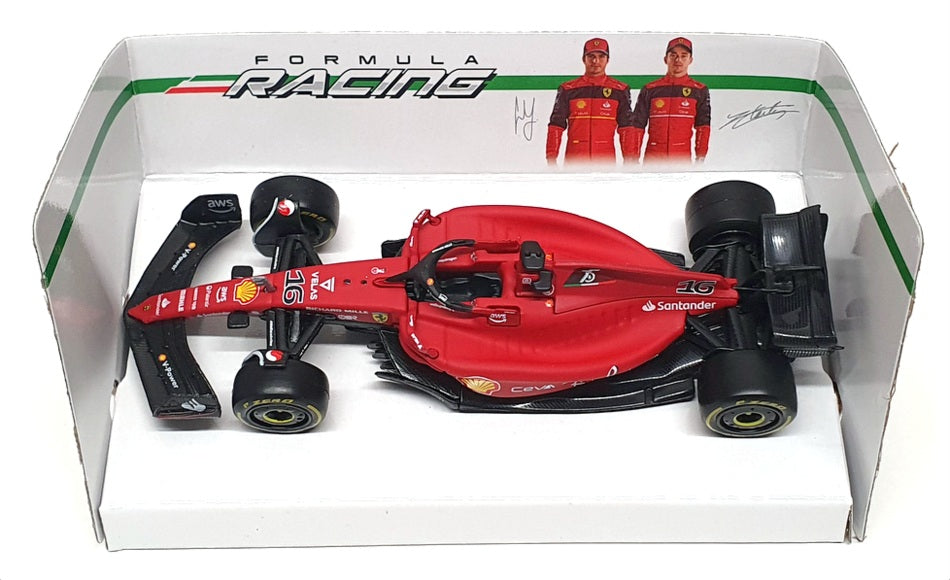 Burago 1/43 Scale 18-36832 - F1 Ferrari F1-75 2022 #16 C.Leclerc