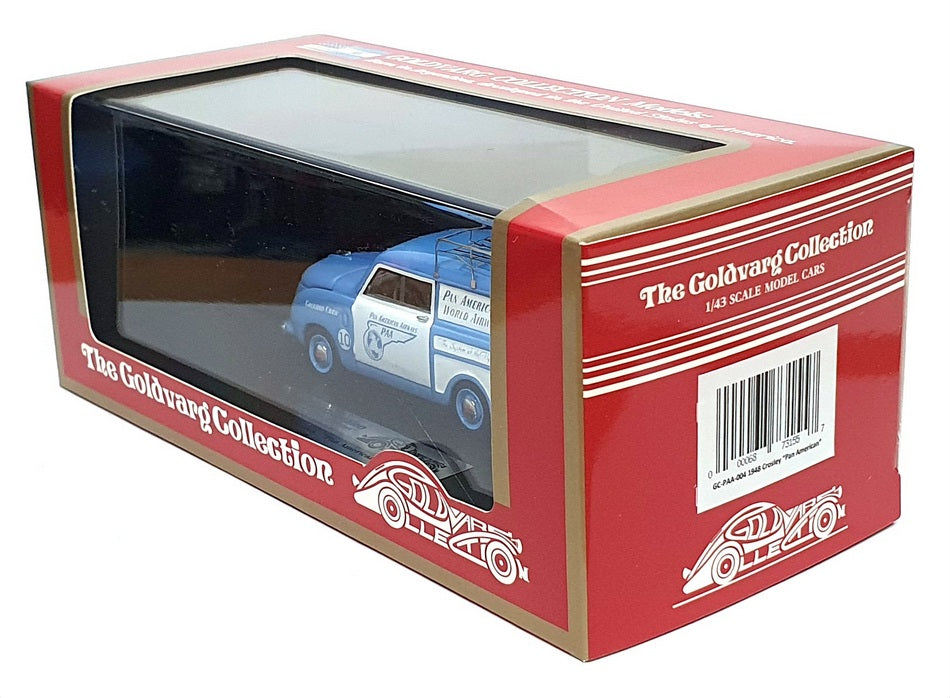 Goldvarg 1/43 Scale GC-PAA-004 - 1949 Crosley Van Pan American - Blue/White