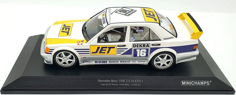 Minichamps 1/18 Scale 155 903616 Mercedes-Benz 190E MS-JET Biela DTM 1990 #16