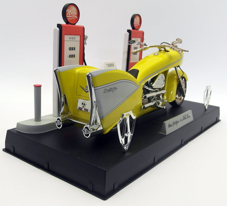 TOY ZONE 30cms - 89999 Arlen Ness Motorcycles Ness-Stalgia Yellow