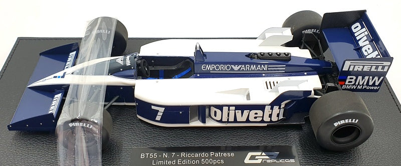 GP Replicas - 1:18 - Brabham BT55 No.8 1986 E. de Angelis GP Replicas - 1:18 - Brabham BT55 No.8 1986 E. de Angelis