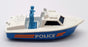 Matchbox Appx 7cm Long Diecast 52 - Police Launch - Blue/White