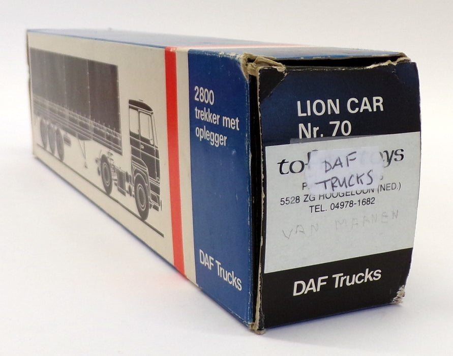 Lion Toys 1/50 Scale Truck No.70 - DAF 2800 Trekker Oplegger - DAF Trucks