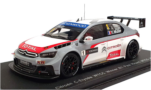 Spark 1/43 Scale S2460 - Citroen C-Elysee WTCC Winner R1 Paul Ricard WTCC 2014
