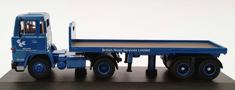 Oxford Diecast 1/76 Scale 76SC110001 - Scania 110 Flatbed Trailer - BRS