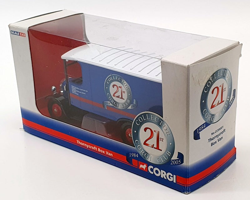 Corgi 1/43 Scale CC09001 - Thornycroft Box Van - Collector Corgi Club 21st