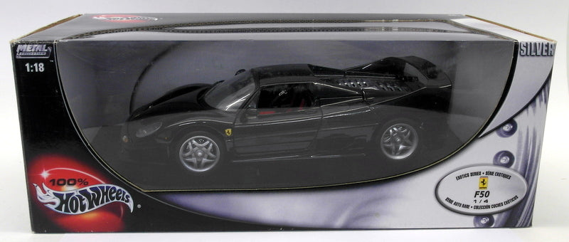 Hot Wheels 1/18 Scale Diecast - 23910 Ferrari F50 Black