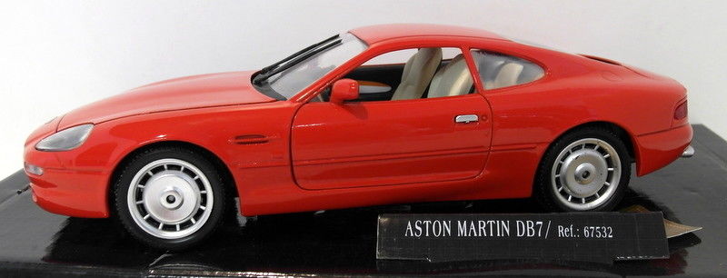 Guiloy 1/18 Scale Diecast - 67532 Aston Martin DB7 Red