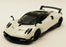 Pagani Huayra - White - Kinsmart Pull Back & Go Diecast Metal Model Car