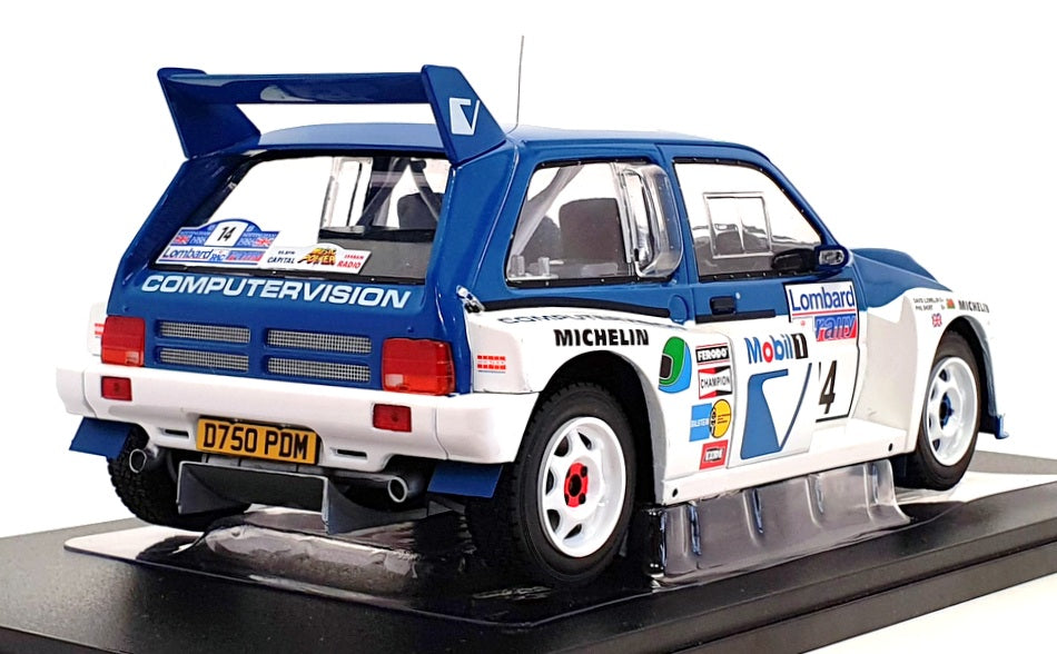 Ixo 1/18 Scale 18RMC068C.20 - MG Metro 6R4 - #14 RAC Rally 1986