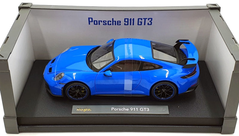 Maisto 1/18 Scale Diecast 36458 - Porsche 911 GT3 - Blue