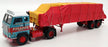 Corgi 1/50 Scale Model Truck CC13107 - Volvo F88 Sheeted Flatbed Trailer