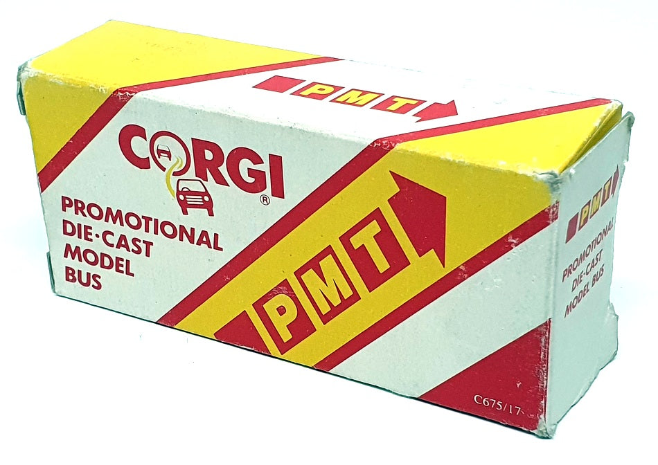 Corg 13.5cm Long Diecast C675/17 - PMT Promo Metrobus R28 Newcastle